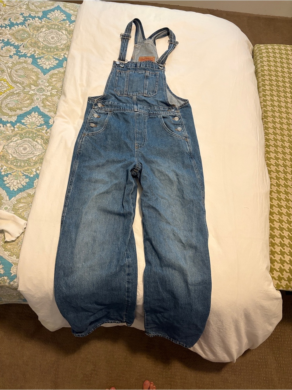 Levi's Blue Denim Women's Overalls